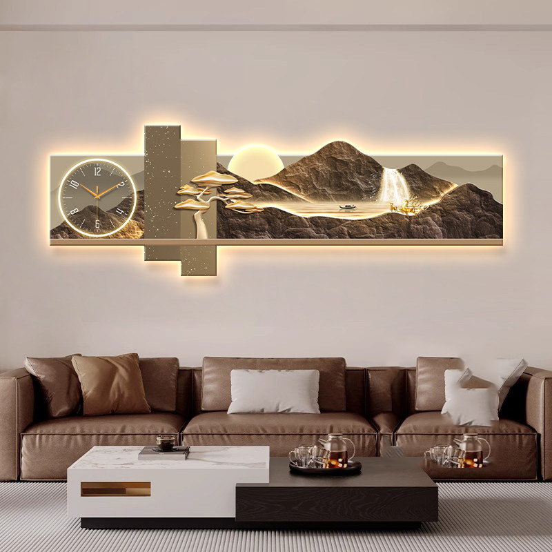 Luxury Lifestyle Aesthetic - Jam Dinding Mewah Ukuran Besar, Desain