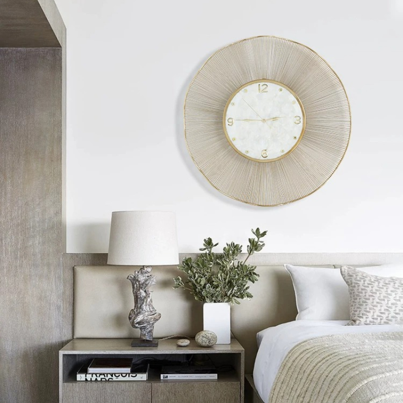 Luxury Lifestyle Aesthetic - Jam Dinding Desain Estetis Gaya Cina