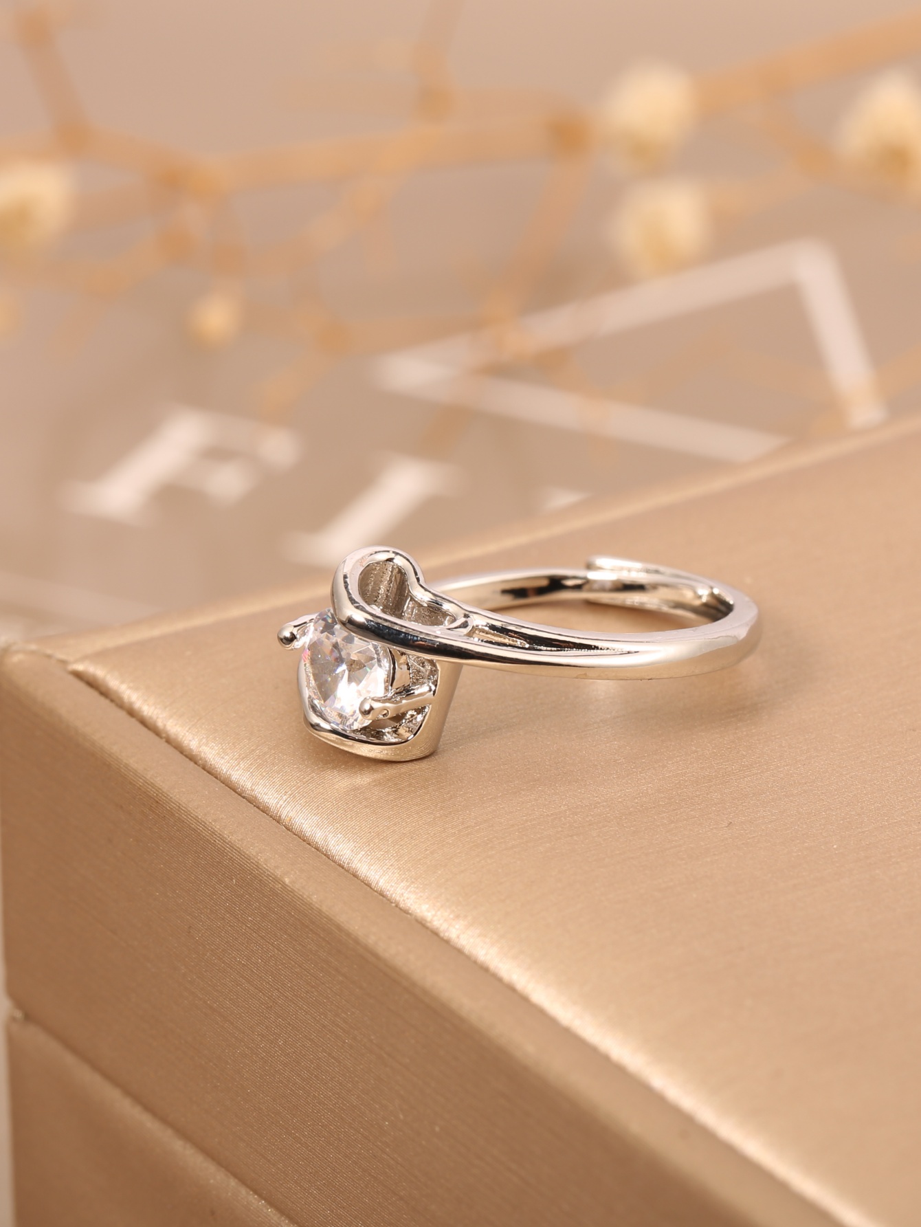 1 buah cincin terbuka tembaga  - Luxury Lifestyle For Women ulasan dan harga