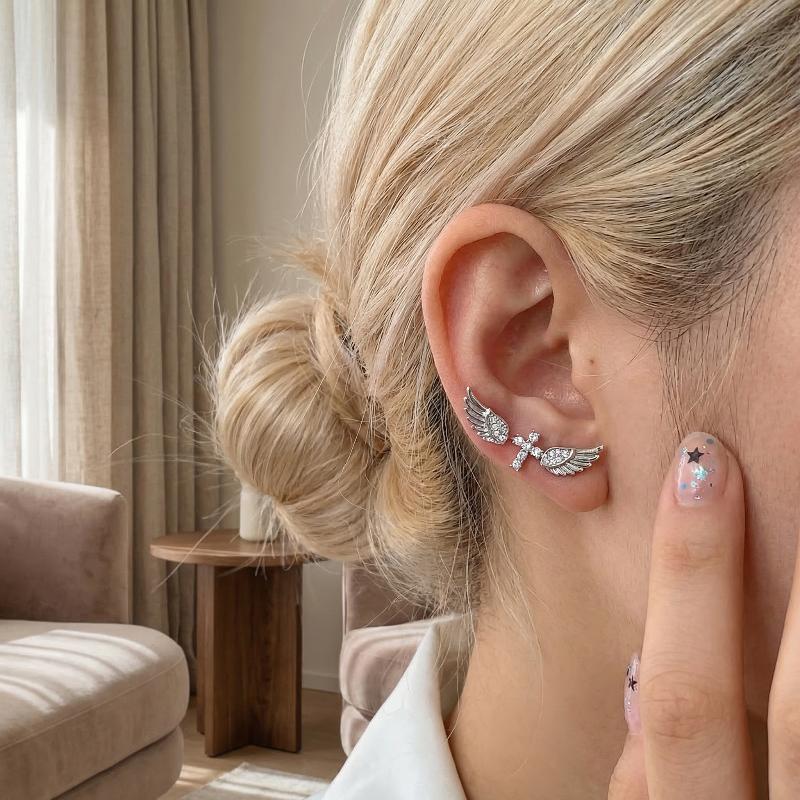 Anting Salib Sayap Malaikat Pe - Luxury Lifestyle For Women ulasan dan harga