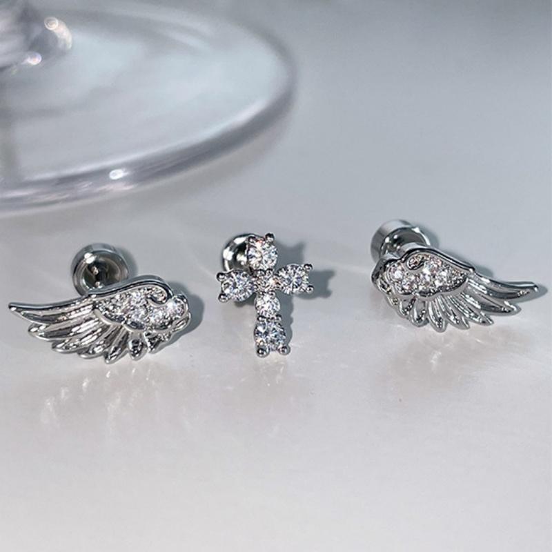 Anting Salib Sayap Malaikat Pe - Luxury Lifestyle For Women ulasan dan harga