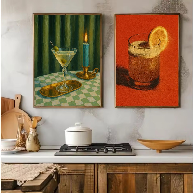 1 Buah Poster Estetika Koktail - Luxury Lifestyle Pictures ulasan dan harga
